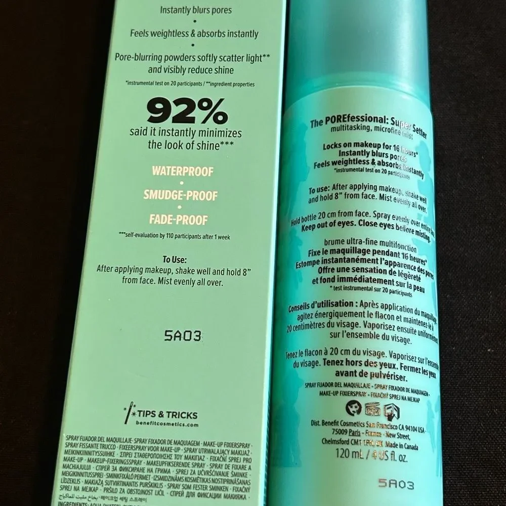 Benefit porefessional super
